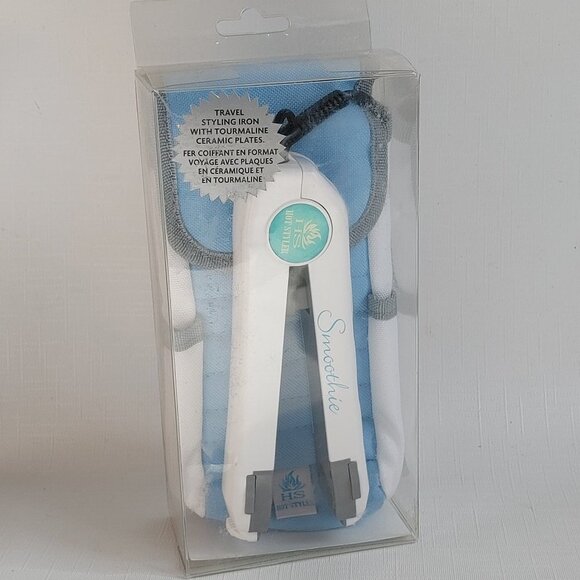 SMOOTHIE Hot Styler Travel Styling Iron with Tourmaline Ceramic Plates B… - Picture 1 of 5